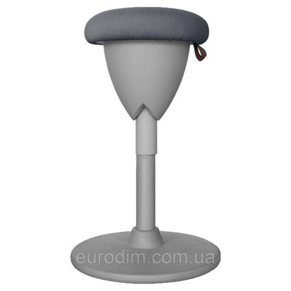 Балансуючий стілець ACORN темно-сіра тканина/сірий каркас