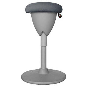 Балансуючий стілець ACORN темно-сіра тканина/сірий каркас