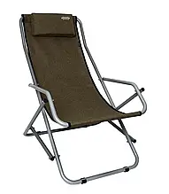 Крісло-шезлонг для відпочинку на природі Novator SH-7 коричневий