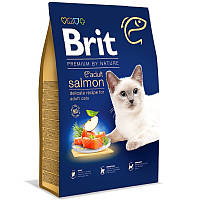 Корм для дорослих котів Брит із лососем Brit Premium Cat Adult Salmon 1,5 кг