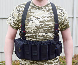 Жилет розвантажувальний з карманом Novator G-3 Black