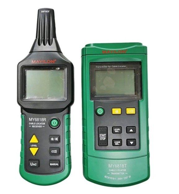 Кабельний трасошукач MAYILON MY6818 детектор прихованого проведення, локатор, сканер металевих предметів