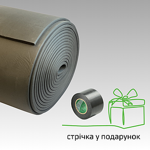 Спінений синтетичний каучук 13 мм Oneflex без покриття ( рулон 7 м.кв) + подарунок