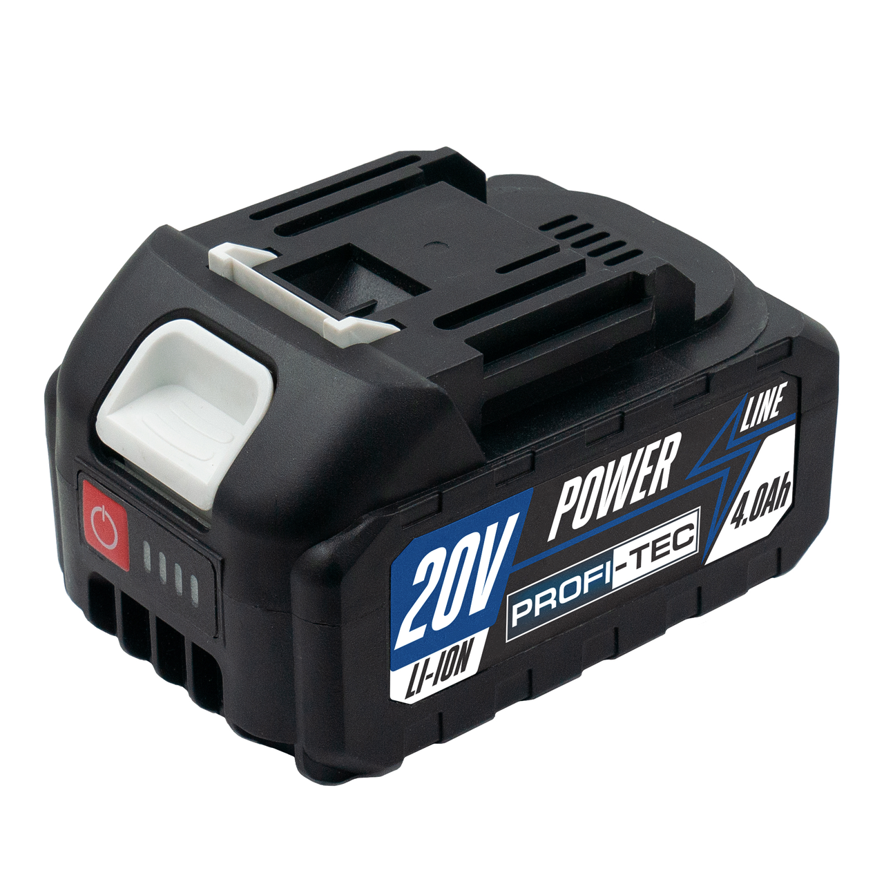 Акумуляторна батарея PROFI-TEC PT2040MP POWERLine (20 В / 4.0 Аг, високострумова, з індикатором)