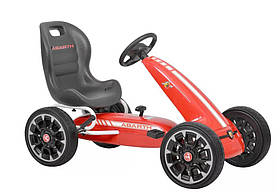 Дитячий педальний картинг Hecht ABARTH RED, педальний картинг для дітей, дитячий карт до 25 кг