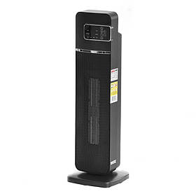 Потужний керамічний обігрівач HECHT 3613, електричний обігрівач 2000 Вт з пультом, керамічний обігрівач для кімнати 15-20 м.кв