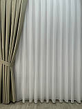 Однотонна штора блекаут (Blackout) Колір: сіро-бежевий, фото 5