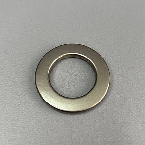 Люверс для штор пластиковий 34 мм - сірий матовий