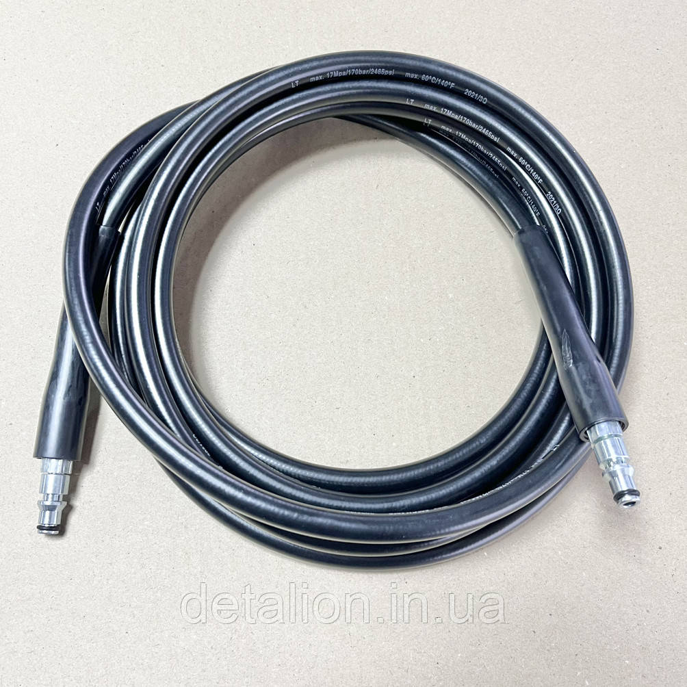 Шланг високого тиску 5 м, до мийки DT-1502 / 1503 / 1504 / 1515, макс. 140 барів INTERTOOL DT-1535, фото 1