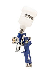 Краскопульт HVLP MINI СБ 125 мл, пластик, Ø 0,8 мм, 70-110 л/хв, 2-2,5 бар MASTER TOOL 80-8930