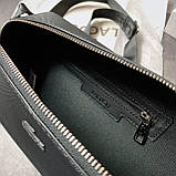 Чоловіча брендова сумка через плече Lacoste (2028) чорна, фото 8