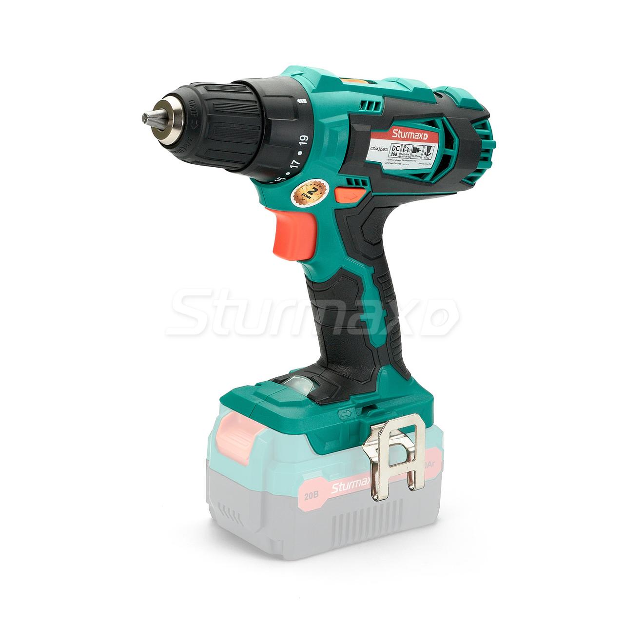 Шурупокрут акумуляторний Sturmax CDM3220CL