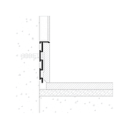 Плінтус прихованого монтажу FSPRO S1060 алюмінієвий 2,5 м Без покриття (F1.S1060), фото 6
