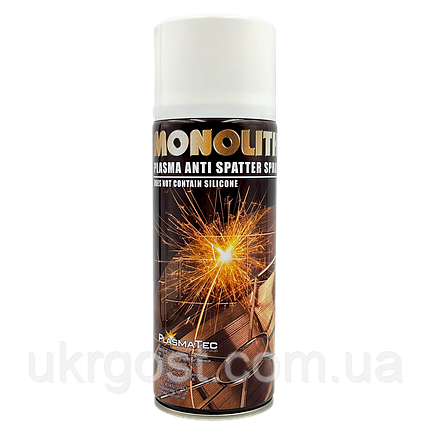 Антипригарний спрей для зварювання Monolith Plasma Anti Spatter Spray 400 мл, фото 1