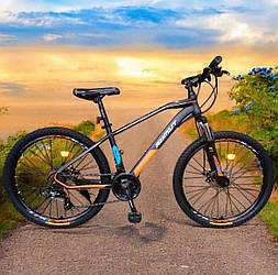 Велосипед гірський Gemini Azimut FRD колеса 27,5", сталева рама 17", дискові гальма