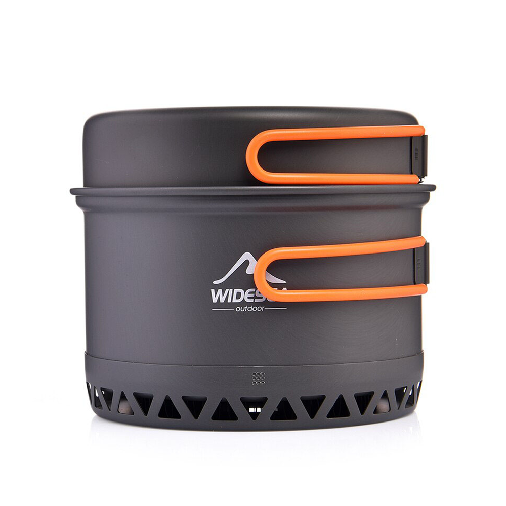 Набір похідного, туристичного посуду Widesea WSC-108 2.3 літри з анодованого алюмінію