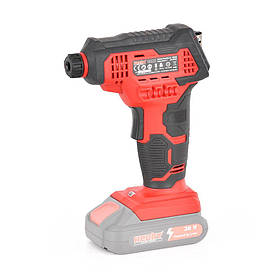 Акумуляторний компресор HECHT 2090, Компресор акумуляторний, безмасляний компрессор із цифровим манометром