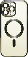 Накладка iPhone 16 Pro Max natural titanium Metal Matte Case Magnetic Ring