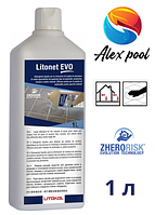 Litokol Litonet EVO 1 л - очищувач, видаляє залишки від епоксидних затерли для плитки та каменю ( LNET2V0121 )