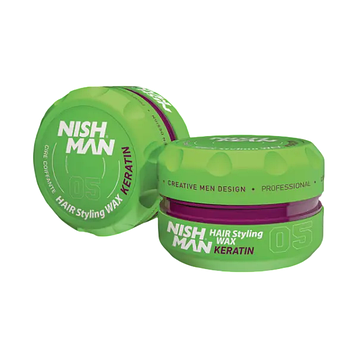 Віск для укладання волосся Nishman Hair Styling Wax Keratine 05, 100 мл (10704120)