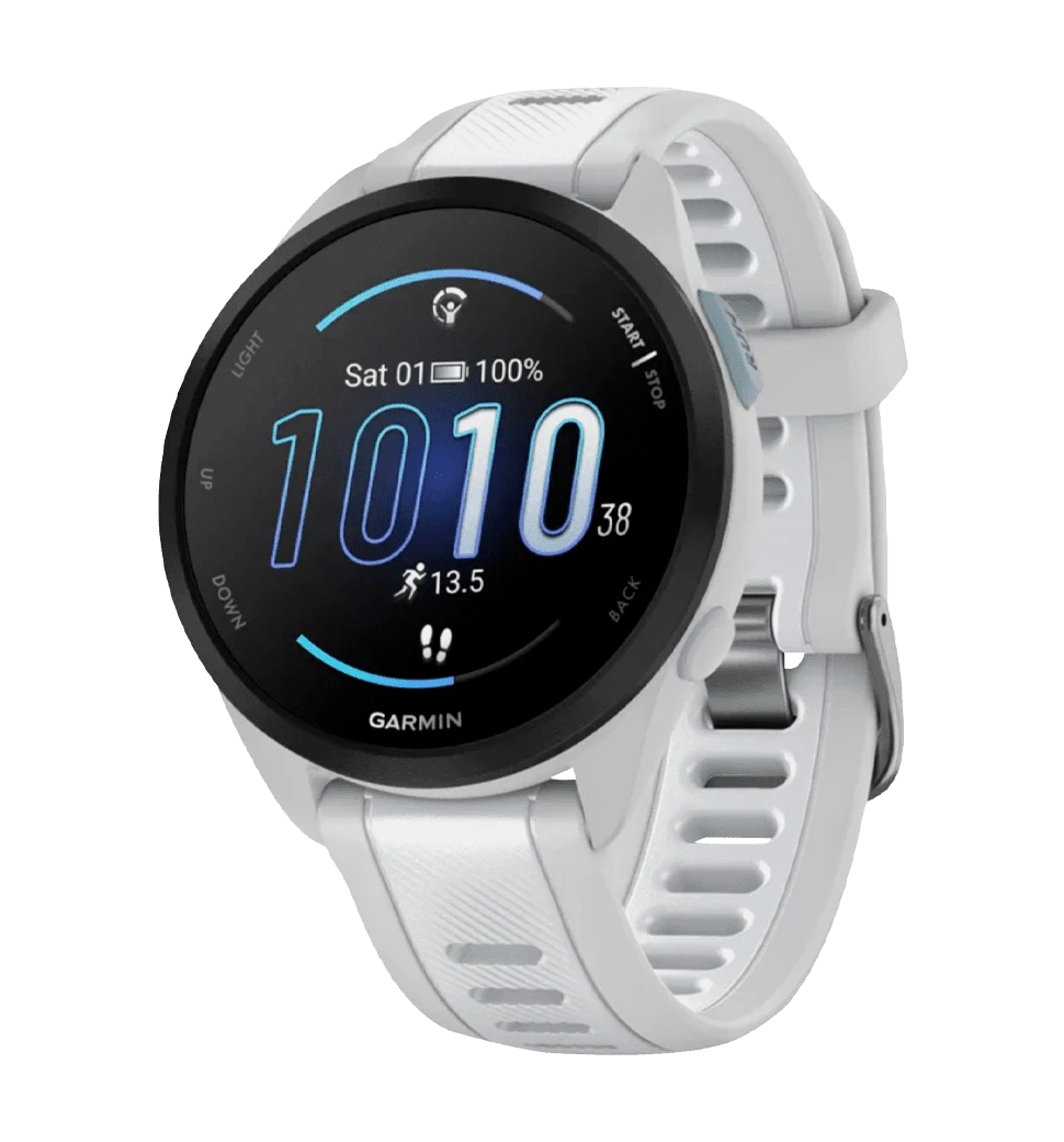 Смарт-годинник Garmin Forerunner 165 Mist Gray/Whitestone (010-02863-21/A1)