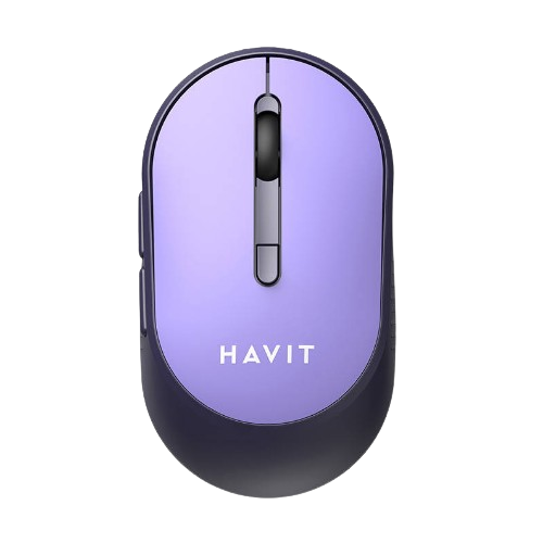 Мишка бездротова Havit HV-MS78GT, purple бузковий, фото 1