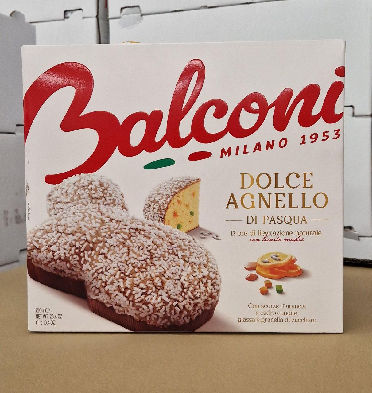 Італійський панетон Balconi Dolce Agnello 750 г.
