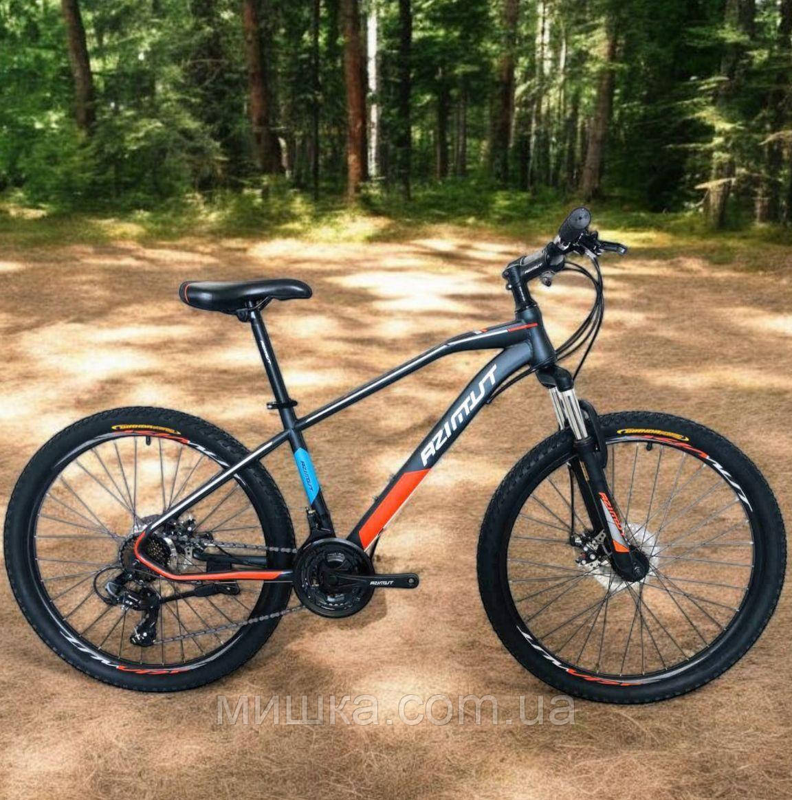 Велосипед гірський Gemini Azimut FRD колеса 27,5", сталева рама 17", дискові гальма, фото 1
