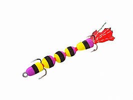 Мандула Killer Worm 5 сегментів 2,4" 60мм мікро ПрофМонтаж MK5S913, #913