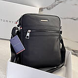 Чоловіча брендова сумка, барсетка через плечо Tommy Hilfiger (1725), фото 3