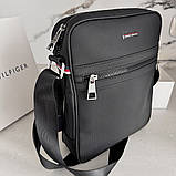 Чоловіча брендова сумка, барсетка через плечо Tommy Hilfiger (1725), фото 6