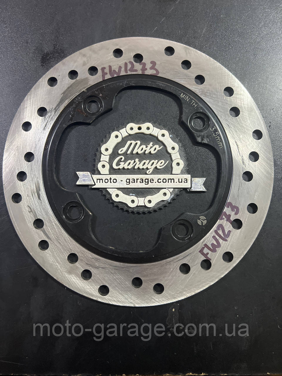 Гальмівний диск Loncin CR4, LX250-15,Geon CR6, Viper CR5,Forte, Spark,Ø220мм, 4 отвори x125мм,Задній, фото 1