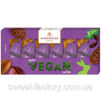 Великодні яйця Niederegger Vegan Chocolate Eier Double Choc 100g, фото 1