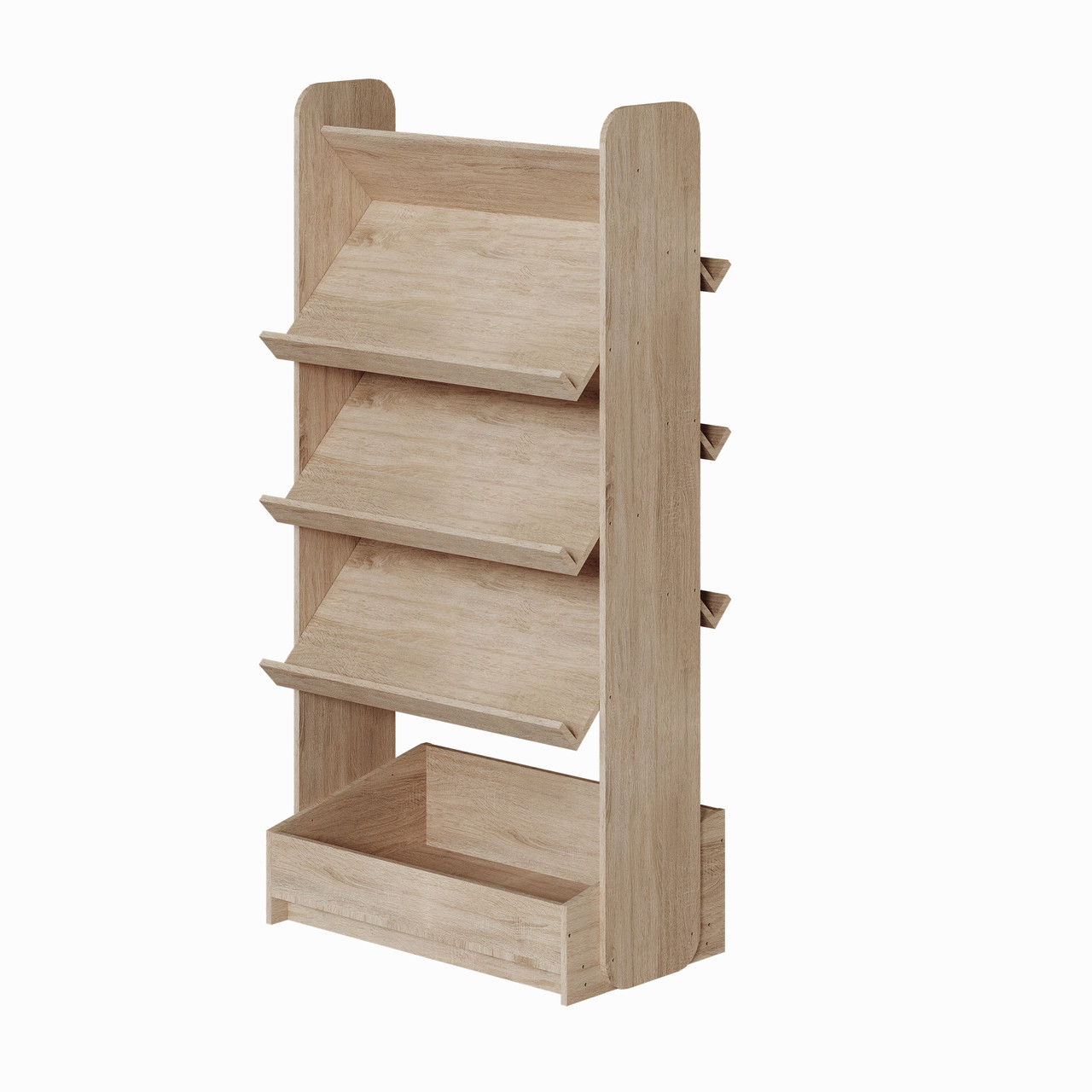 Стелаж з похилими полицями двосторонній, фото 1