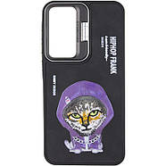 TPU+PC чохол Friends для Xiaomi Redmi 13 4G / Poco M6 4G Black Cat, фото 2