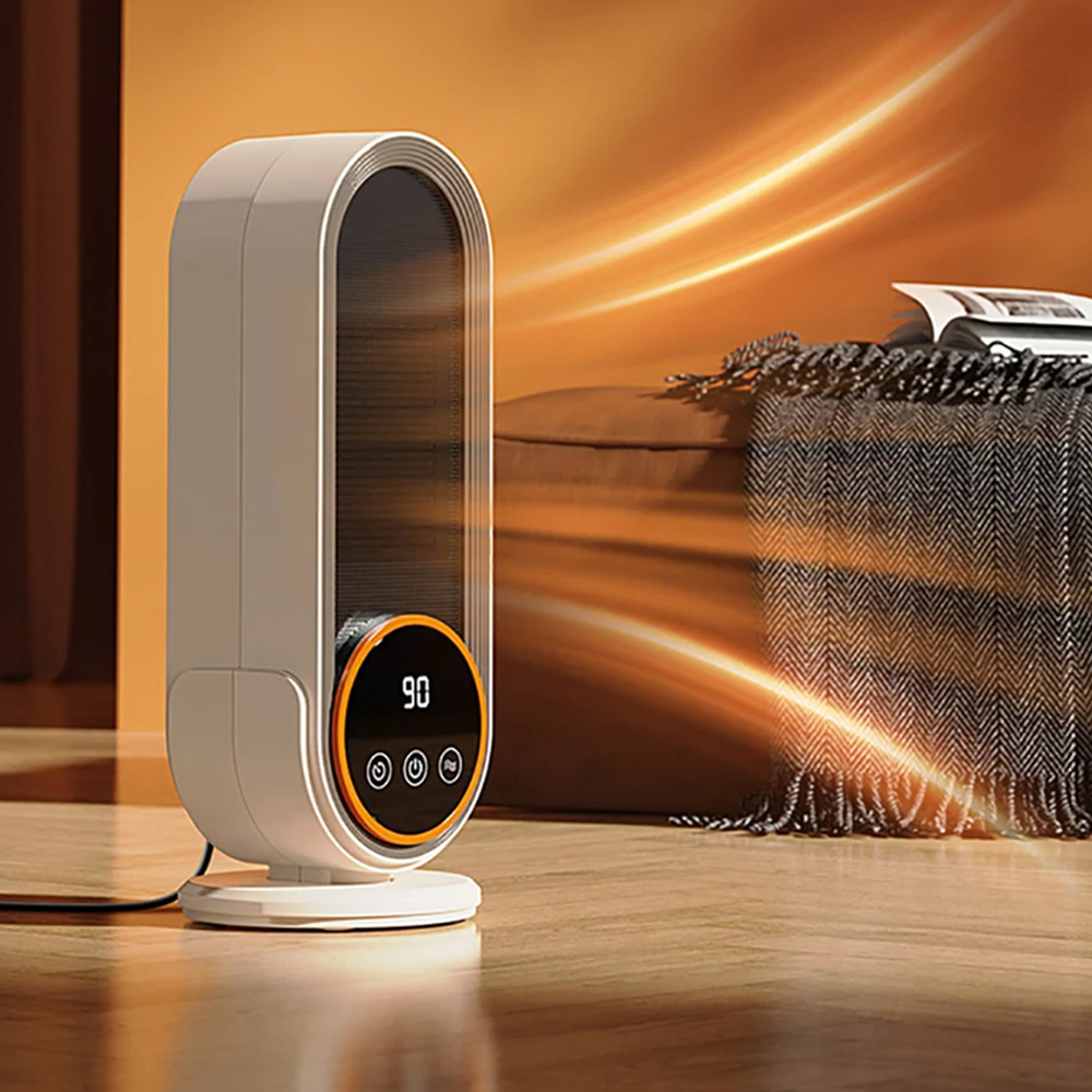 Портативний обігрівач E68S 1200 Вт із дистанційним керуванням, РК-дисплей із сенсорним екраном