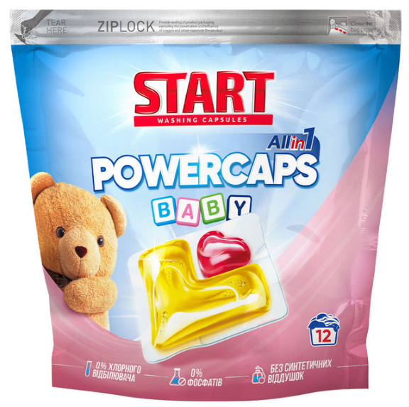 Капсули для прання Start Baby 12 шт 4820207100466