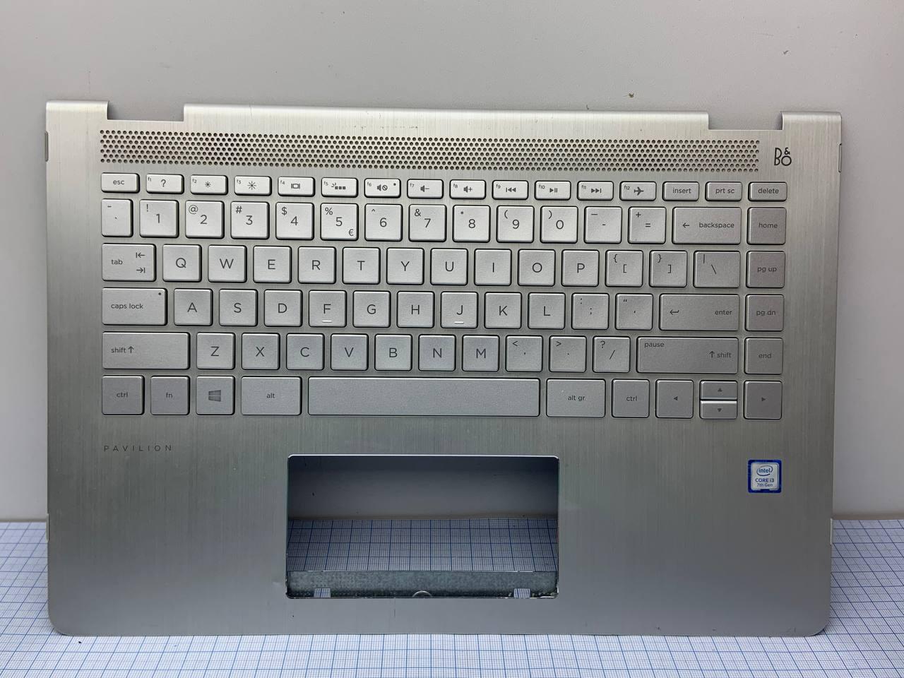 HP Pavilion X360 14-BA Corps C (Топкей з клавіатурою, середня частина) (928708-B31) сірий 3,5+A Використовуваний, фото 1