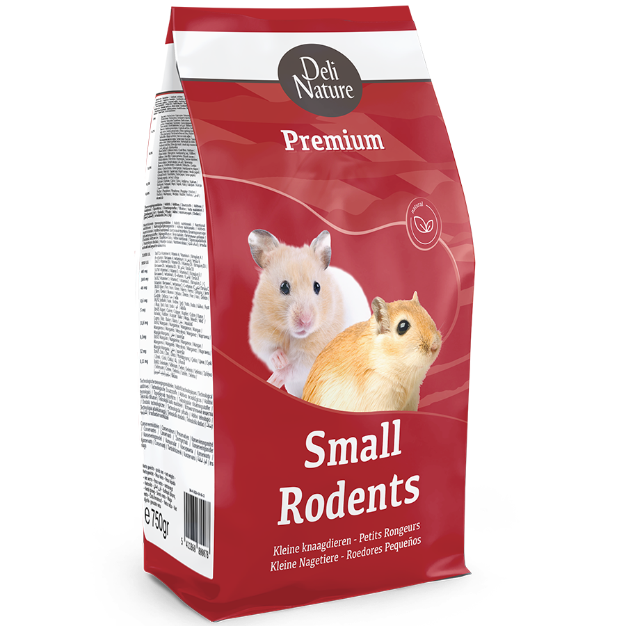 Deli Nature Premium SMALL RODENTS Повнораціонний преміум корм для дрібних гризунів 0.75 кг.