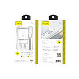 Зарядний пристрій Foneng EU46 QC3.0 Charger (Fast 3A) + кабель Type C, фото 3