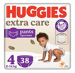 Підгузки-трусики дитячі Huggies Pant Extra Care Unisex розмір 4 (9-14кг) Mega 38 шт