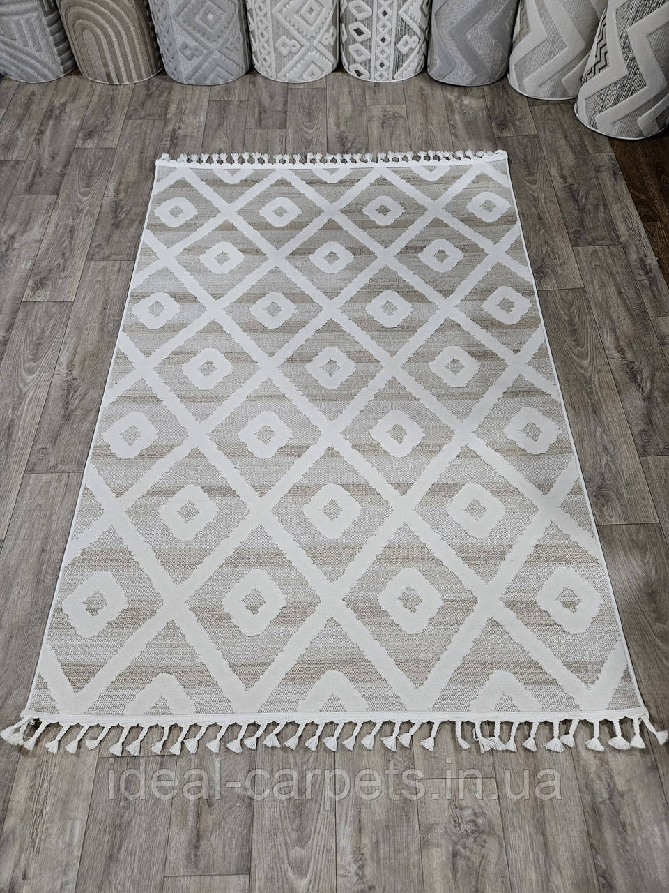 Килим Vita 1.6х2.3м прямокутний 0562 Крем, фото 1