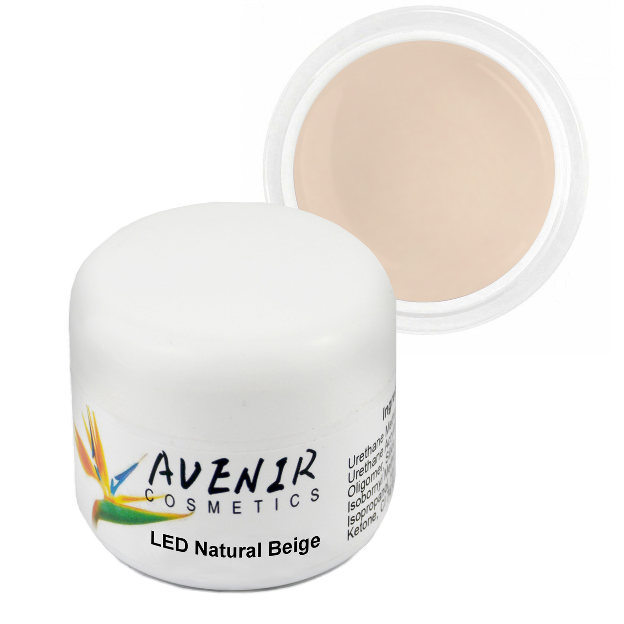 Гель для нарощування LED Natural Beige Avenir 15 мл