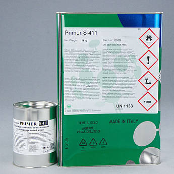 Ґрунтовка PRIMER S 411 підготовчий ґрунтувальний полихлоропреновый клей (Італія) 0,8л