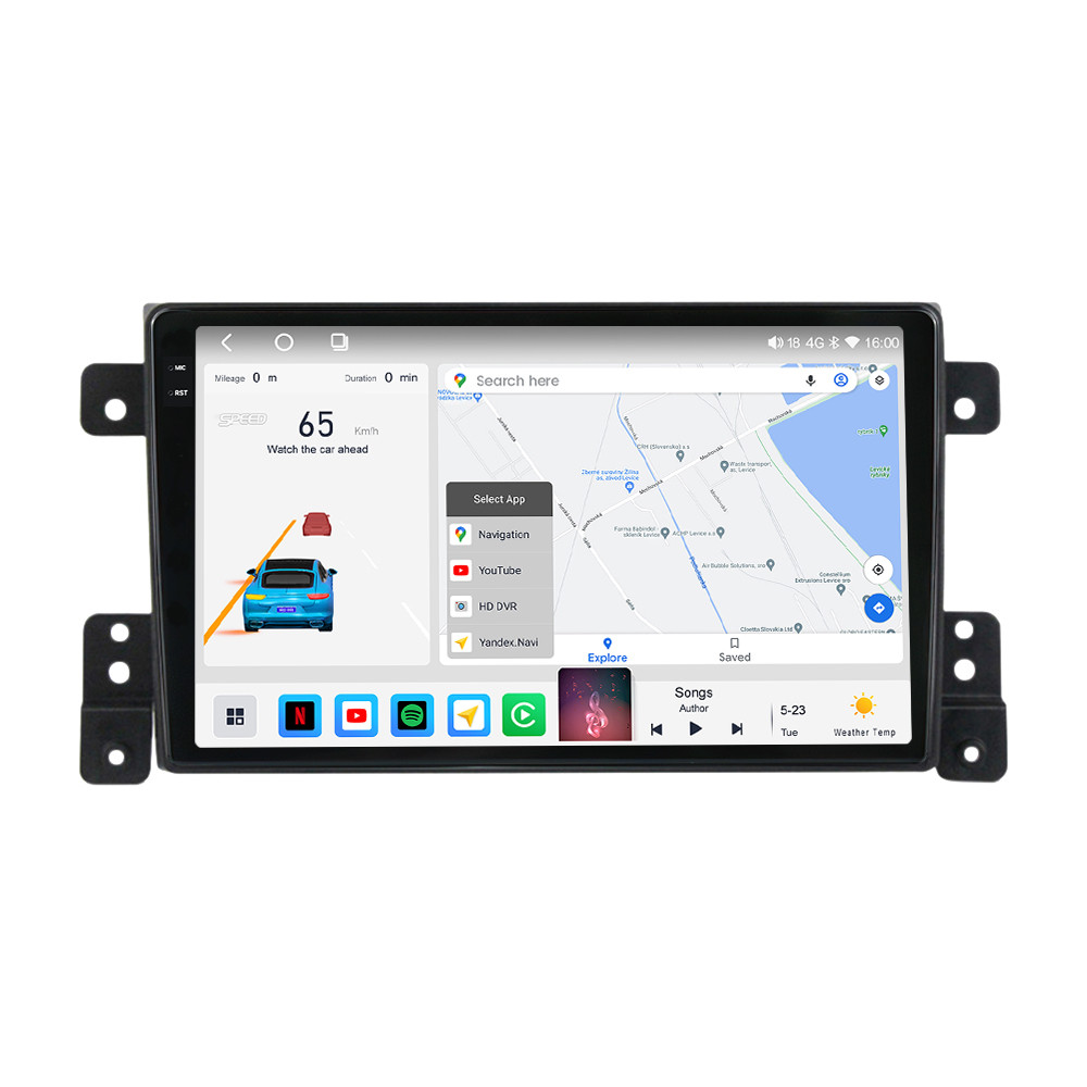 Штатна магнітола Mekede M6 Plus Suzuki Grand Vitara 3 (2005-2015) CarPlay QleD, фото 1