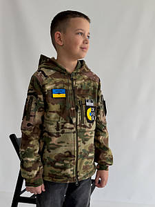 Кофта КORKA дитяча з липучками, фліс 260 gr/m, мультикам