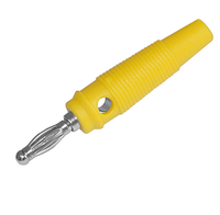 Виделка "банан" 4 мм CX-07 жовта