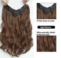 Накладка для об'єму волосся з кліпсами /Хвилинне "нарощування"