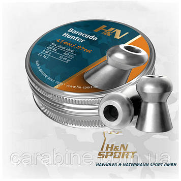 Кулі H&N Baracuda Hunter експансивні 400 шт./пач., 0,68 г 4,5 мм