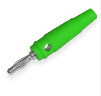 Вилка "банан" 4 мм CX-07 зелена